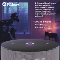 Яндекс.Станция Мини 3 с часами Серый - Яндекс.Станция Мини 3 с часами Серый